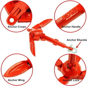 BeGrit Kit Ancla Plegable para Barco 1