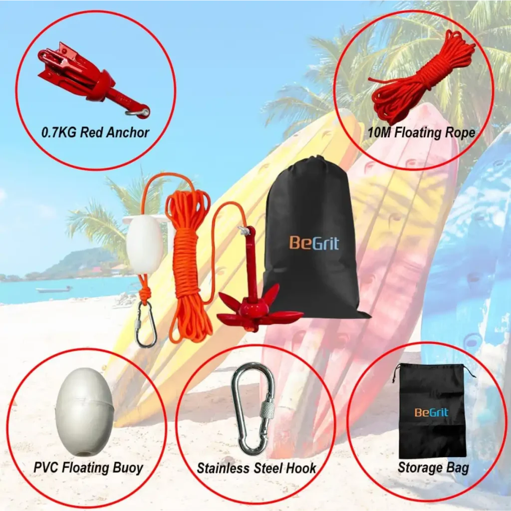 BeGrit Kit Ancla Plegable para Barco 3