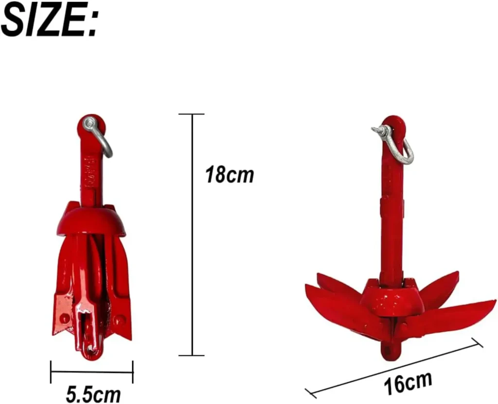 BeGrit Kit Ancla Plegable para Barco 6