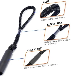 Cuerda de Carga Bungee Boat Dock Line 3