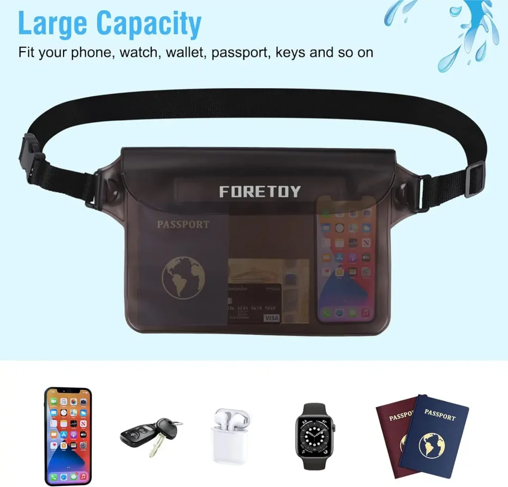 FORETOY 2 Pack Bolsa Impermeable 6