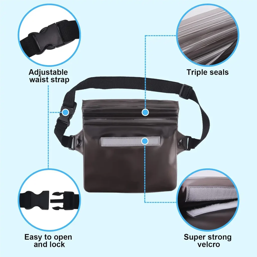 FORETOY 2 Pack Bolsa Impermeable 4