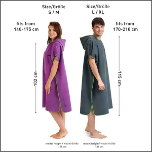 Fit-Flip Poncho de Surf - Ligero, Compacto y de Secado Rápido 2