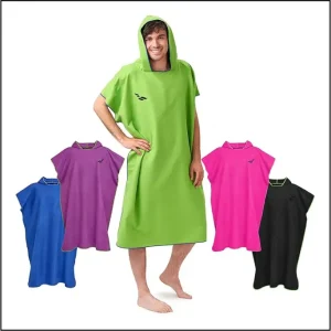 Fit-Flip Poncho de Surf - Ligero, Compacto y de Secado Rápido 4