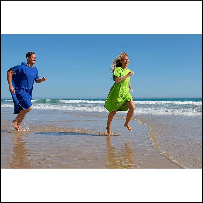 Fit-Flip Poncho de Surf - Ligero, Compacto y de Secado Rápido 5