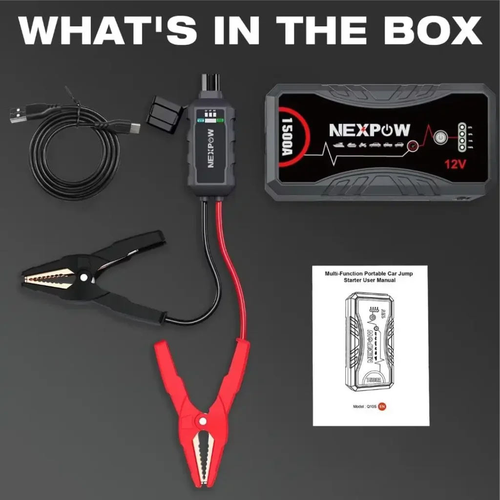 NEXPOW Arrancador de Coches 1500A 3