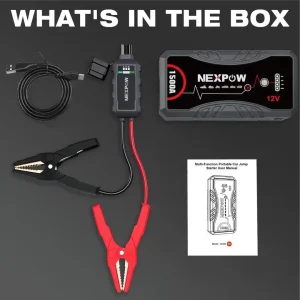 NEXPOW Arrancador de Coches 1500A 3