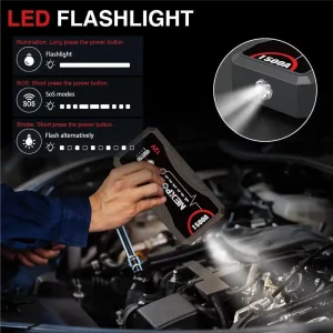 NEXPOW Arrancador de Coches 1500A 4