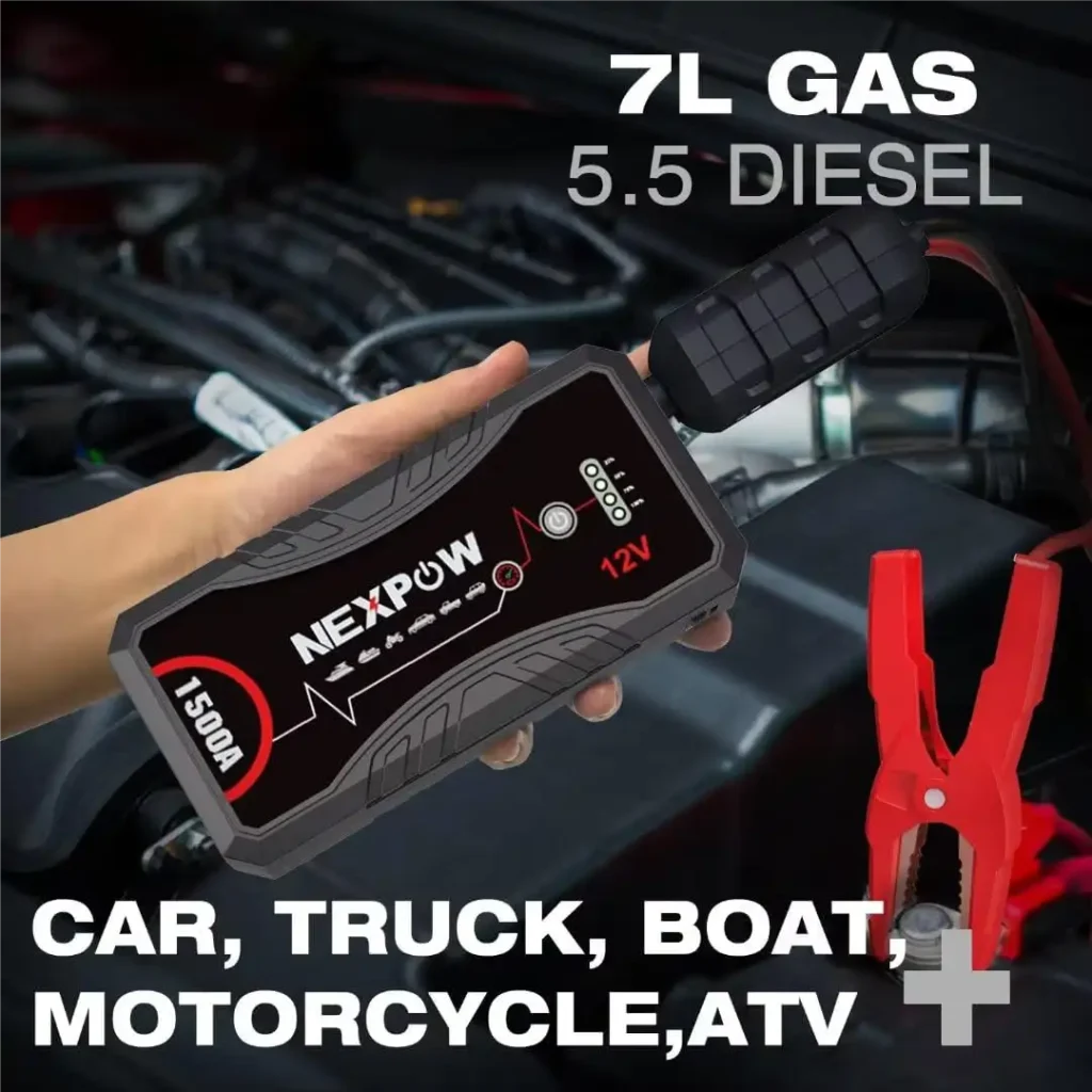NEXPOW Arrancador de Coches 1500A 6