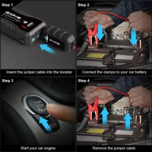 NEXPOW Arrancador de Coches 1500A 8