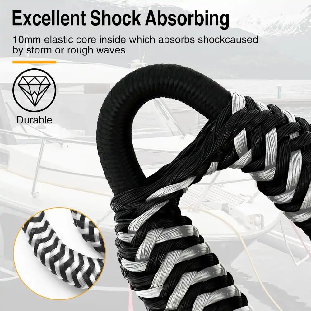 NICEWAT Cuerda de Amarre - Accesorios para Barcos y Muelle 1