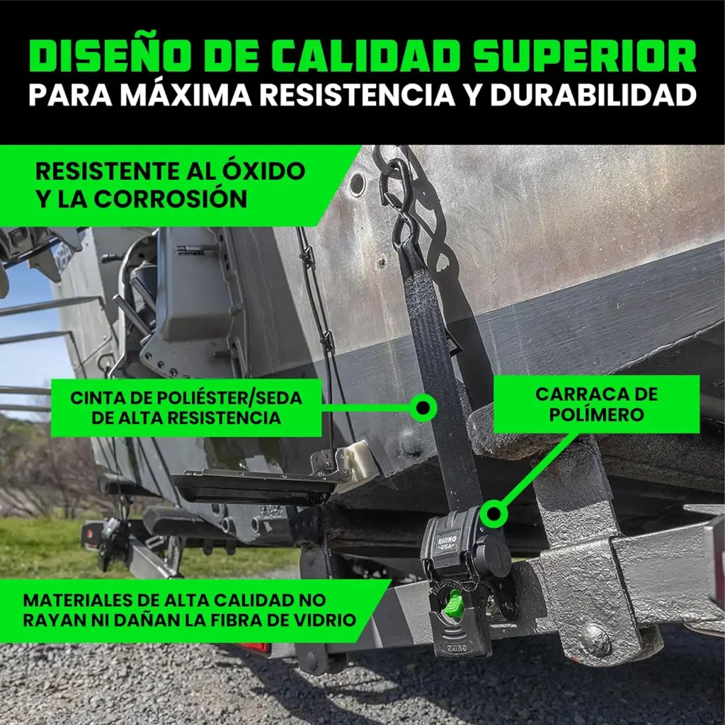 Rhino USA Correas de Amarre Retráctiles 5