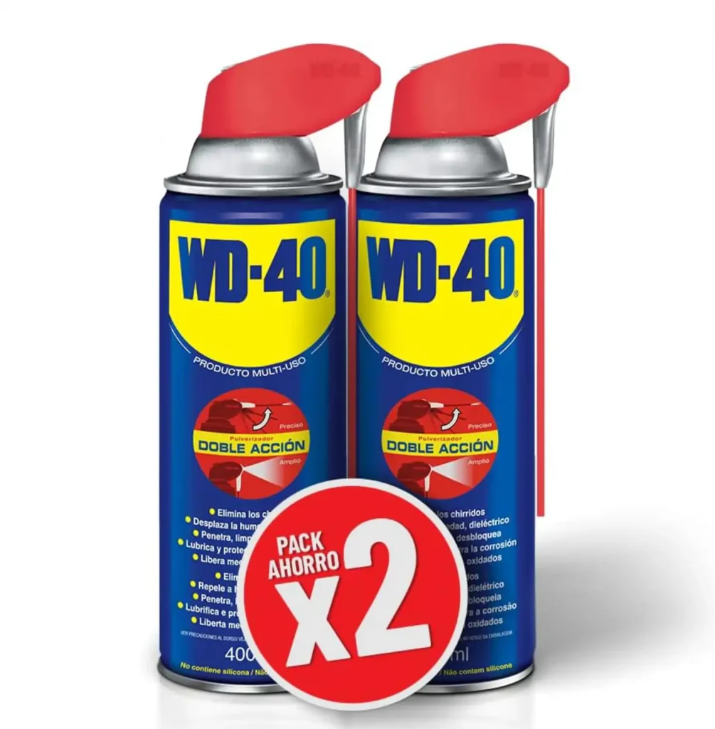 WD-40 Producto Multi-Uso Doble Acción, 2 x 400 ml 1