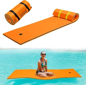 COSTWAY Flotador de Agua - Estera Flotante de Espuma XPE de 3 Capas 5