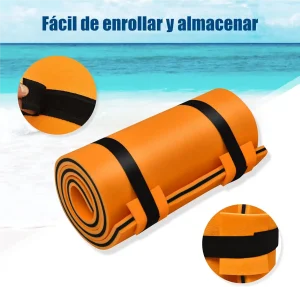 COSTWAY Flotador de Agua - Estera Flotante de Espuma XPE de 3 Capas 6