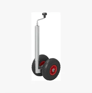 ProPlus 341508 - Rueda Direccional Doble con Llantas de Plástico y Neumáticos, Diámetro del Tubo 48 mm 3